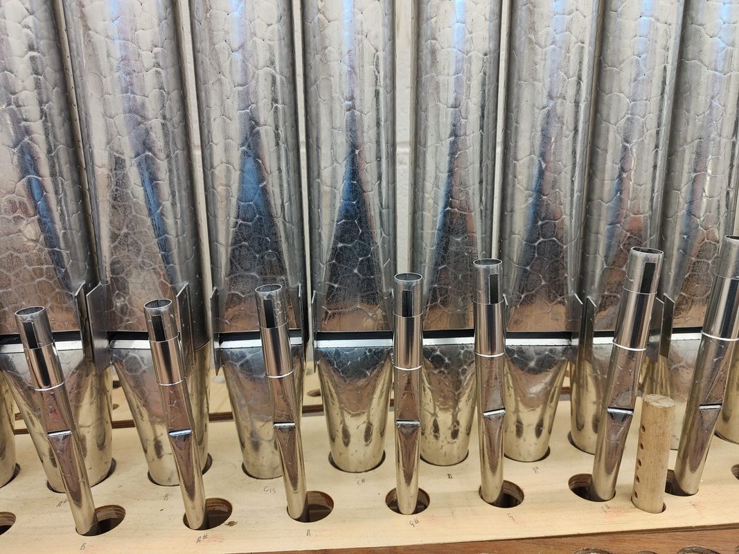 Nicholson & Co working on the Leeds Town Hall organ