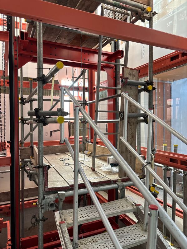 New lift is being fitted