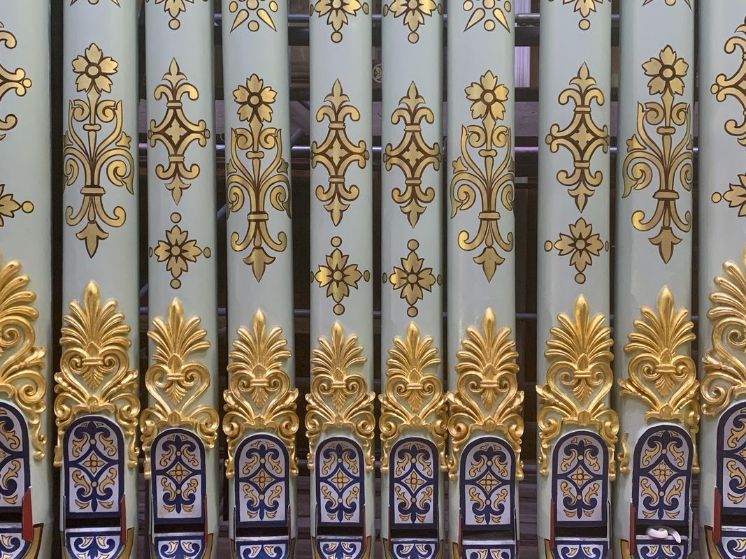 Leeds Town Hall organ façade pipes