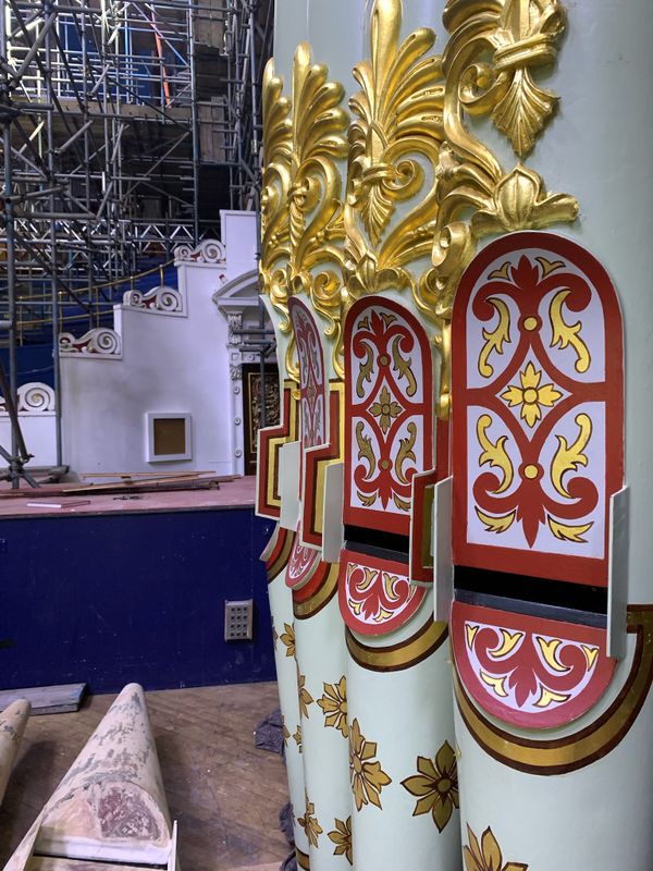 Leeds Town Hall organ façade pipes