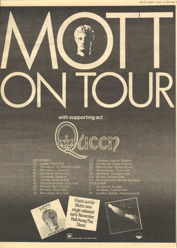 Mott on Tour poster