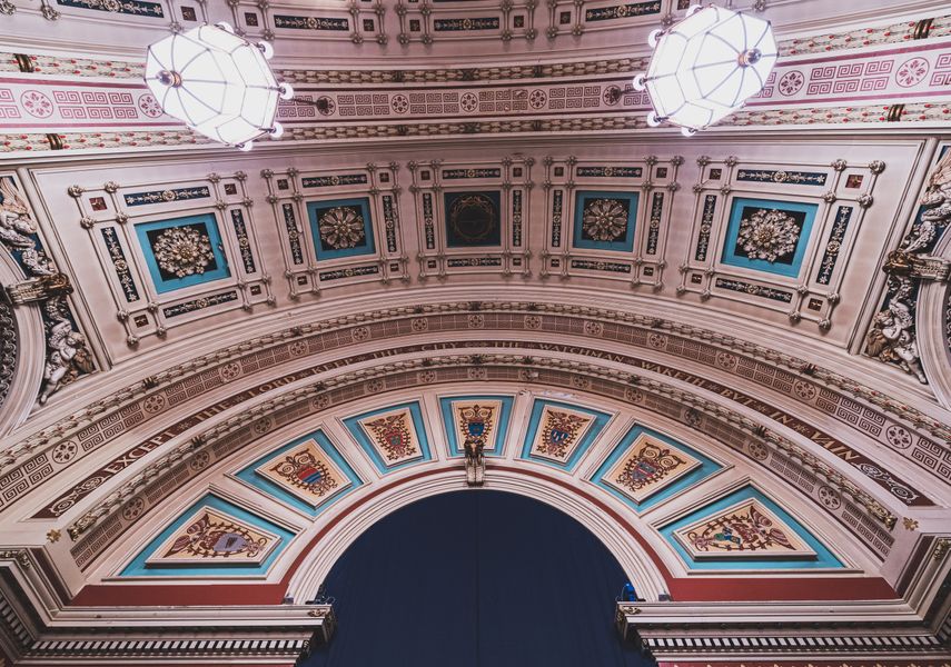 Victoria Hall ceiling
