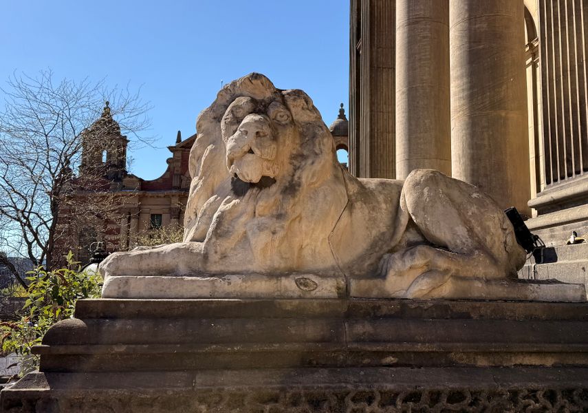 Leeds Town Hall lion