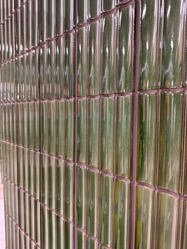 New dark green tiles