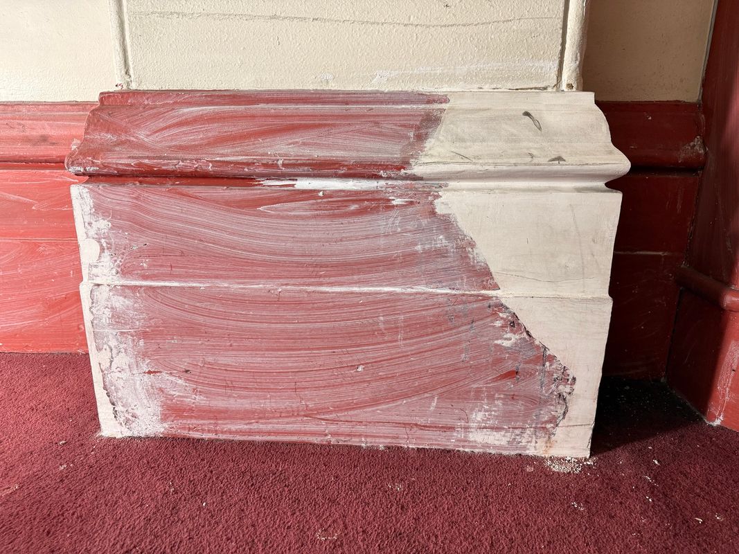 Repairs to the plasterwork by Ornate Interiors