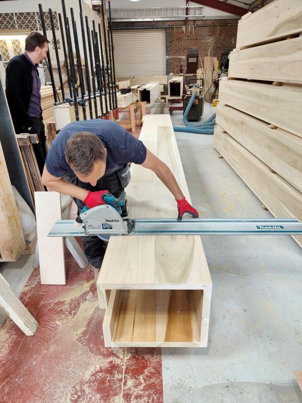 Nicholson & Co working on the Leeds Town Hall organ